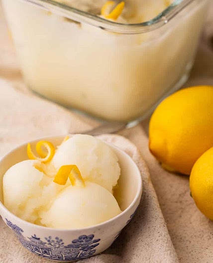 Italian Lemon Sorbet Recipe