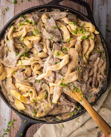 The Best Homemade Beef Stroganoff Recipe