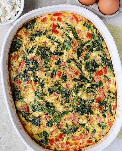 Greek Omelette Casserole