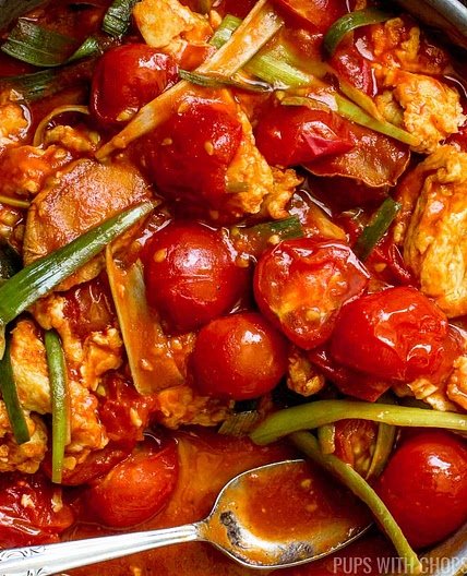 Chinese Tomato and Egg Stir Fry