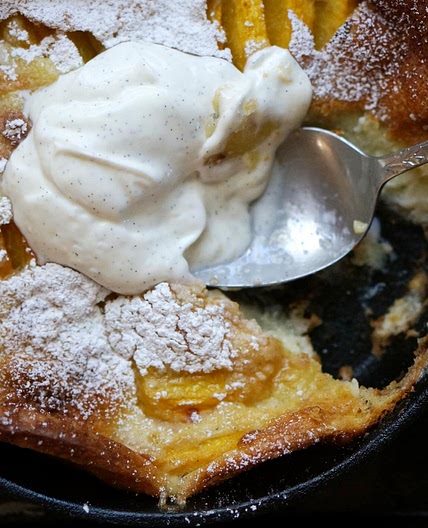 Receita de Clafoutis de pêssego