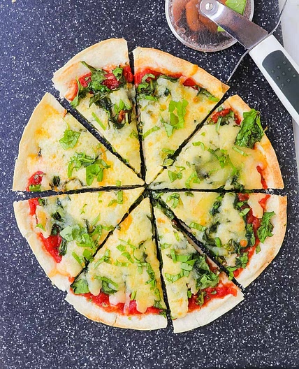 Air Fryer Tortilla Pizza