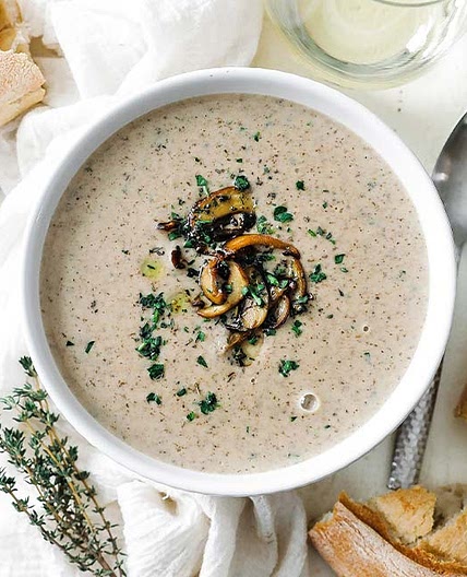 Homemade Cream of Mushroom Soup Recipe