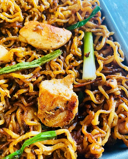 Blackstone Chicken Teriyaki Ramen