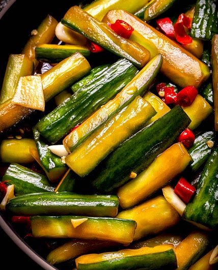 Asian Pickled Cucumber