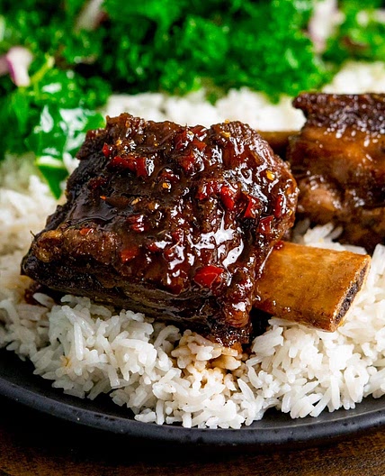 Sweet and Sticky Slow-Cooked Short Ribs