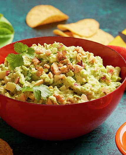 Crunchy Waldorf Guacamole