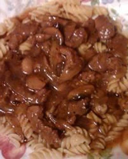 Simple Beef Tips and Noodles