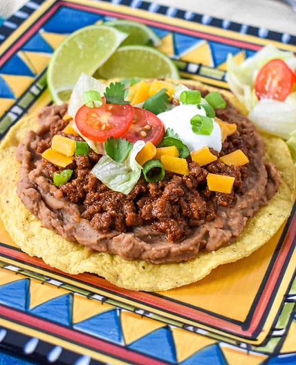 Ground Beef Tostadas