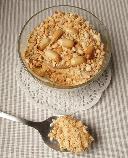 Receita de Pavê de amendoim com doce de leite