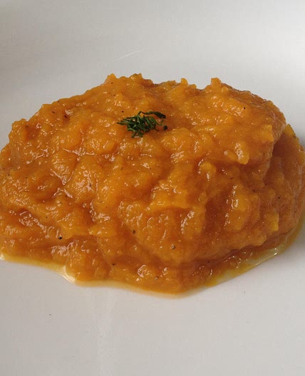 Receita de Purê rústico de abóbora assada