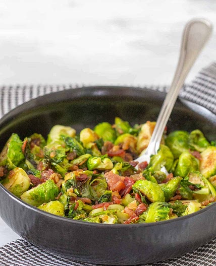 Maple Bacon Brussels Sprouts