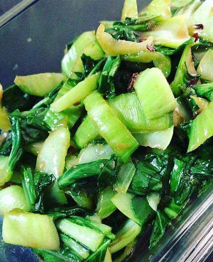 Spicy Bok Choy in Garlic Sauce