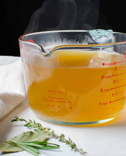 Homemade Vegetable Broth From Scraps
