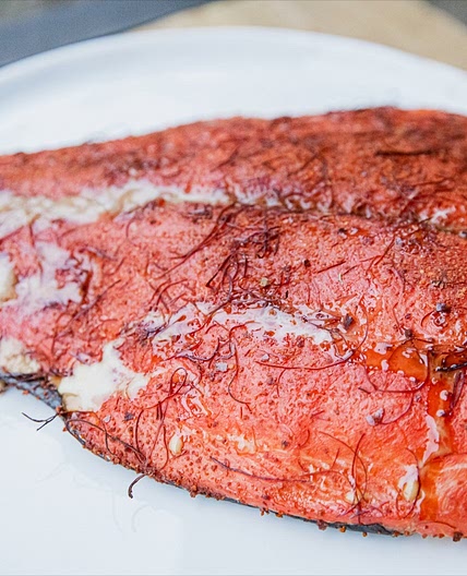 Spicy Dry Brined Hot Smoked Salmon