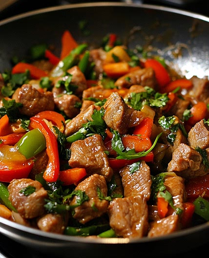 Vietnamese Lemongrass Pork Stir Fry