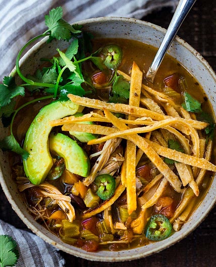 Chicken Tortilla Soup Recipe (Instant pot and stove top)