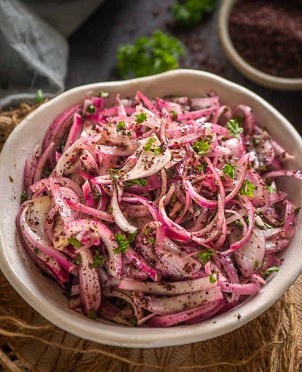 Sumac Onions Recipe (Turkish Onion Salad)