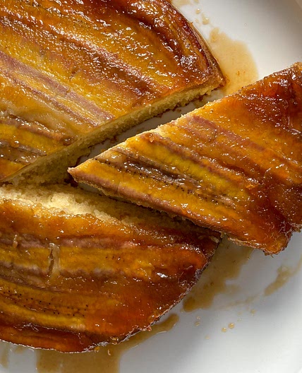 Banana Upside - Down Cake