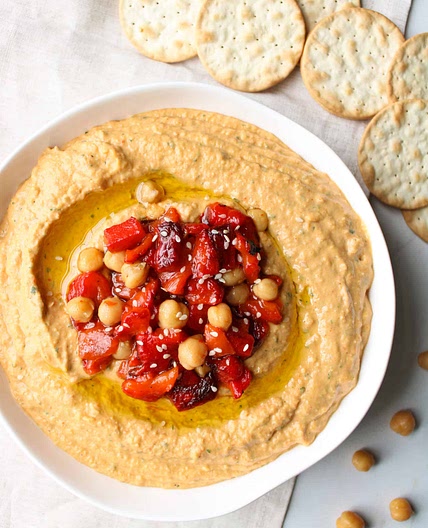Roasted Red Pepper Hummus