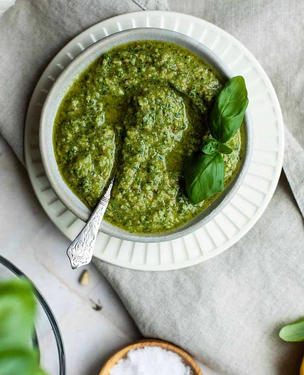 Easy Homemade Pesto from Scratch