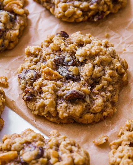 Soft and Chewy Oatmeal Raisin Cookies