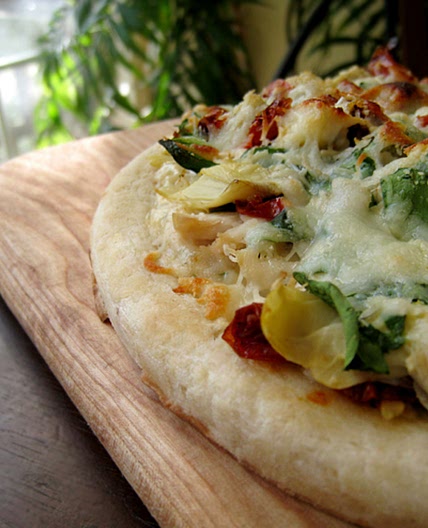 Alfredo Bacon Chicken Pizza