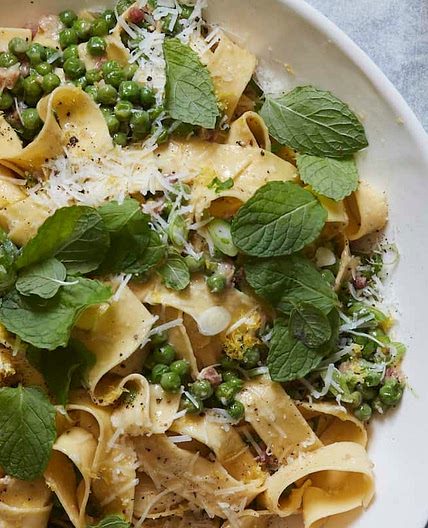 Spring Pasta Carbonara