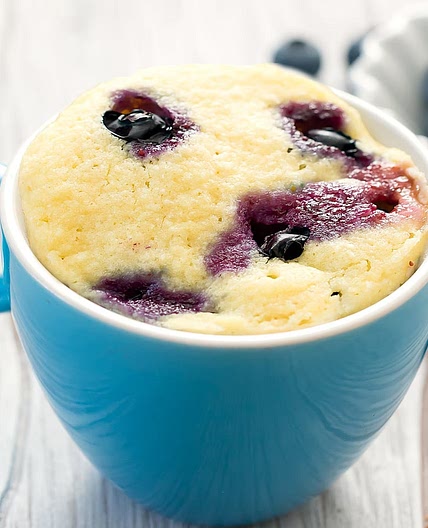 Keto Blueberry Mug Cake