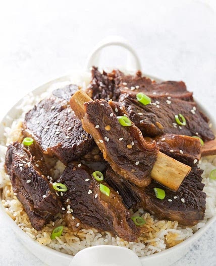 Pressure Cooker Korean Beef Short Ribs