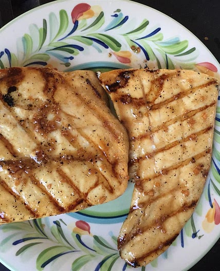 Barbeque Halibut Steaks