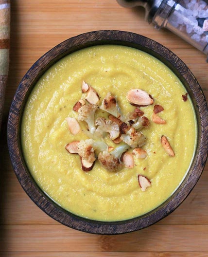 Healthy Roasted Cauliflower Soup