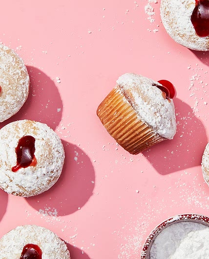 Jelly Doughnut Cupcakes