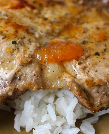 Apricot-Glazed Pork Chops