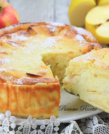 Torta di ricotta e mele