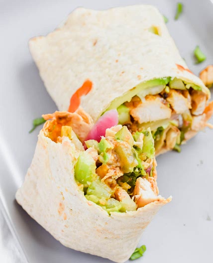 Buffalo Ranch Chicken Wrap
