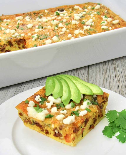 Keto Mexican Breakfast Casserole