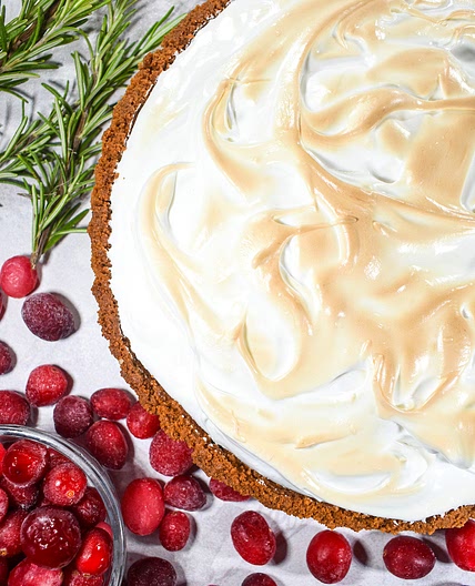 Cranberry Curd Tart