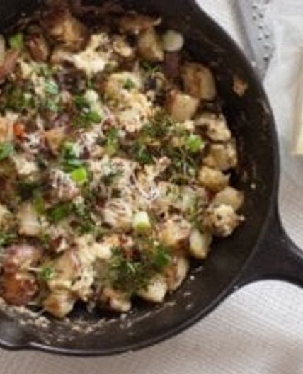 Egg and Potato Breakfast Scramble
