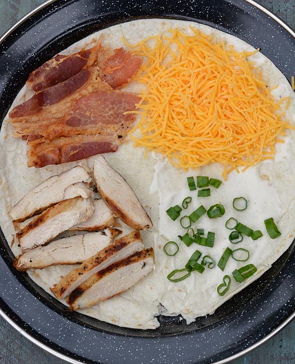 Chicken Bacon Ranch Tortilla Hack Recipe