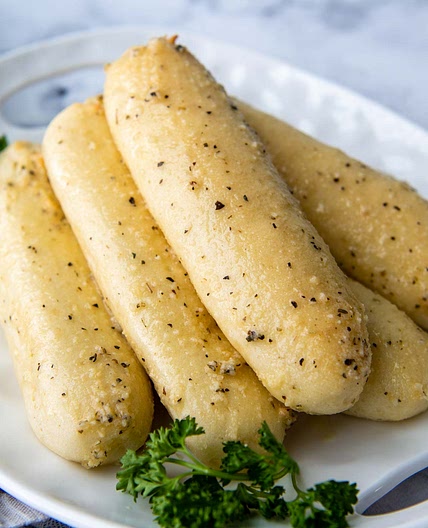 Softest Gluten-Free Breadsticks (Impossibly Easy)
