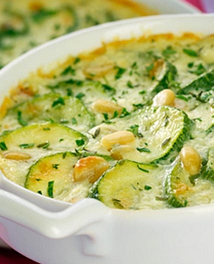 Petit gratin de courgettes à l’ail (Madame Figaro)