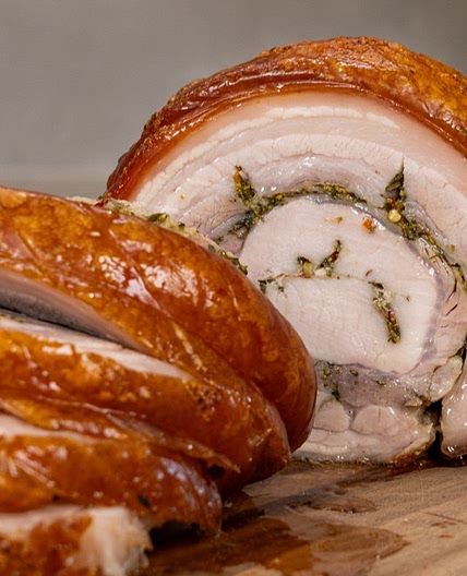 Crispy porchetta