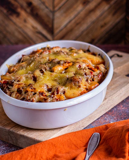 Mexican Squash and Ground Beef Casserole