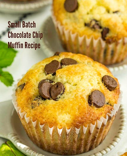Small Batch Chocolate Chip Muffin Recipe