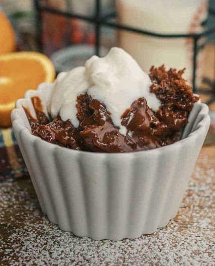 Chocolate Orange Pudding Cake