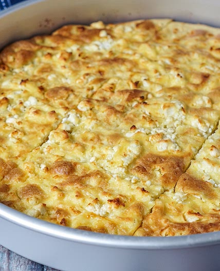 Alevropita (Greek Thin-Batter Feta Pie)