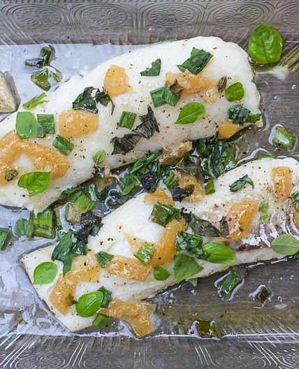 Low FODMAP Cod with Preserved Lemons & Basil