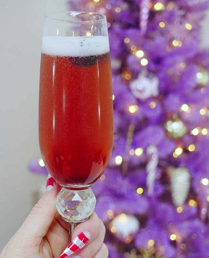 Pomegranate Rosemary Mimosas