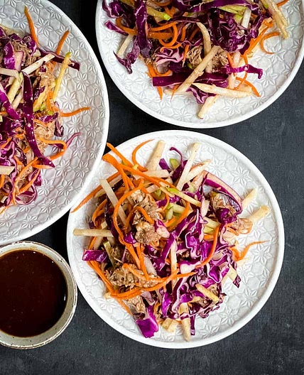 BBQ Pulled Pork Salad